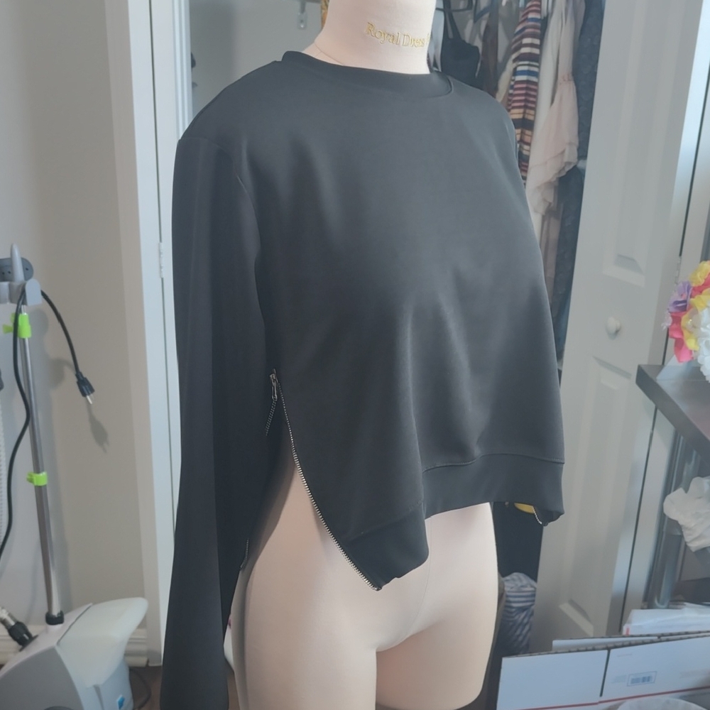 SWANK Black and Pink Top